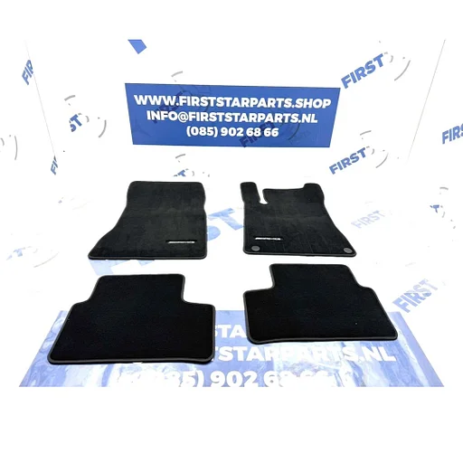 W205 C KLASSE / W253 GLC AMG deur vloer matten set OEM MB C43 C63 GLC43 GLC63 AMG MATTEN SET
