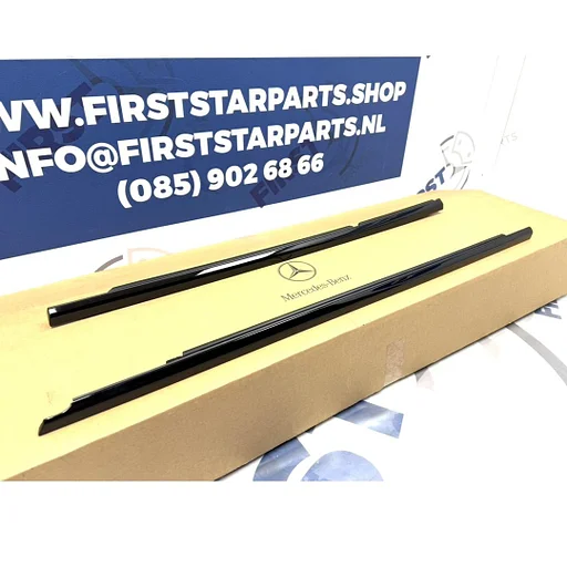 W254 GLC RAAMSNOR ZWART Mercedes GLC 2022-2026 X254 RAAMLIJST DEURLIJST BLACK NIGHT PAKKET RAAM SNOR L/R/V/A A2547200700