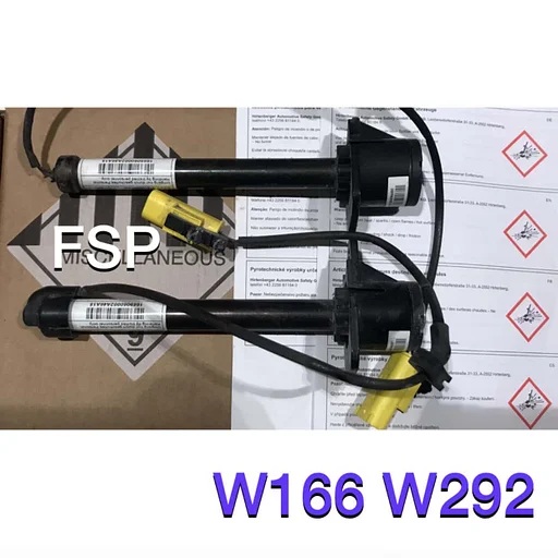 W166 W292 Motorkap activator airbag SET Mercedes GLE 2015-2019 LINKS + RECHTS