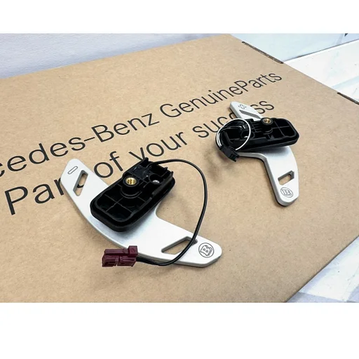 BRABUS STUUR FLIPPERS ORIGINEEL W205 C63 W213 E63 W253 GLC63 AMG Stuurwiel SCHAKELAAR L/R origineel Mercedes 2014-2022 F1 XL BRABUS Flippers stuurbediening chroom A45 CLA45 CLE53 C63 E63 CLS63 GLA45 GLC63 GLE63 GT63 GTR G63 GLS63 BRABUS SHIFT PADDLE