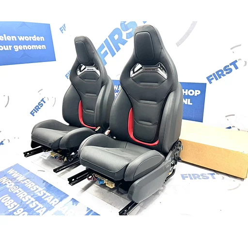 W206 S206 C63 AMG Recaro KUIP STOELEN SET C63s E PERFORMANCE interieur Mercedes C Klasse 2022-2027 PERFORMANCE ZETELS A2065403452 BEKLEDING
