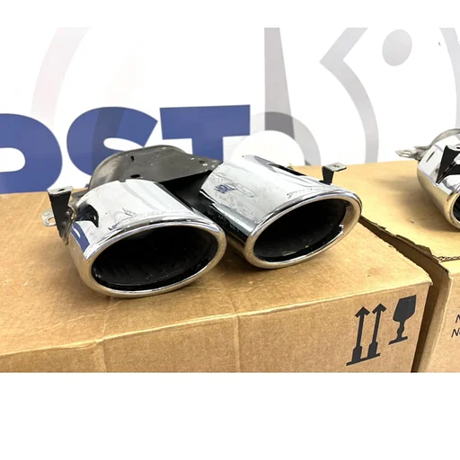 Facelift 43 AMG UITLAAT SIERSTUKKEN SET C43 GLC43 GLE43 CLS53 GT63 S650 ORIGINEEL Mercedes CHROOM L/R
