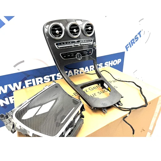 W205 W253 C63 GLC63 AMG CARBON MIDDENCONSOLE C63s GLC63s origineel MB A2056803801 63 Mercedes C Klasse A205 C205 W205 S205 X253 C253 2014-2018 A 205 680 38 01