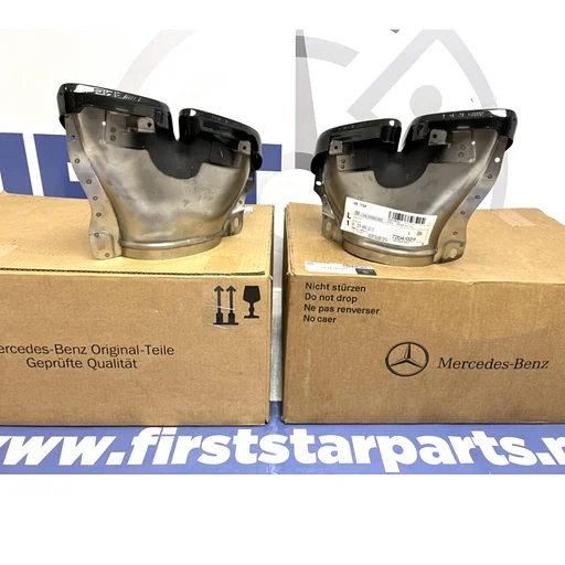 W253 X253 C253 FACELIFT GLC63 AMG UITLAAT SIERSTUKKEN SET ZWART ORIGINEEL Mercedes GLC Klasse 2019-2022 63 (S) AMG