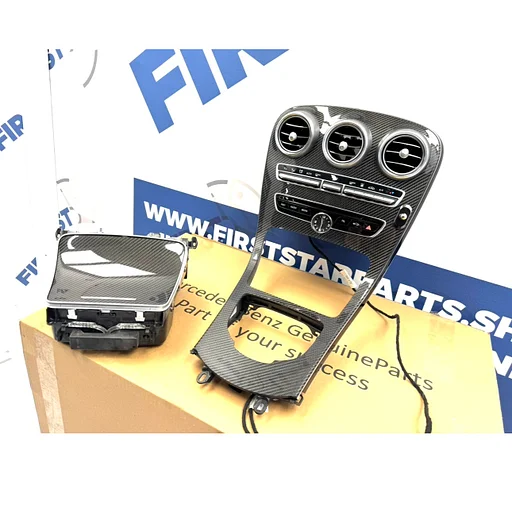 W205 W253 C63 GLC63 AMG CARBON MIDDENCONSOLE C63s GLC63s origineel MB A2056803801 63 Mercedes C Klasse A205 C205 W205 S205 X253 C253 2014-2018 A 205 680 38 01