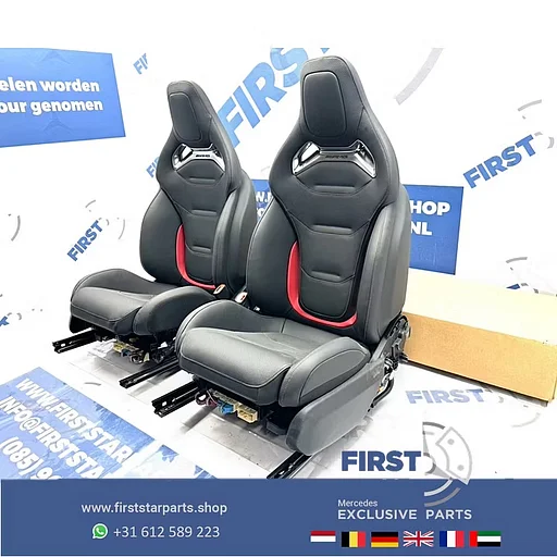 W206 S206 C63 AMG Recaro KUIP STOELEN SET C63s E PERFORMANCE interieur Mercedes C Klasse 2022-2027 PERFORMANCE ZETELS A2065403452 BEKLEDING Innenausstattung