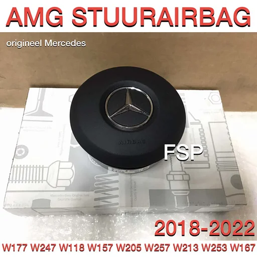 AMG STUURAIRBAG W177 W247 W118 W205 W213 W238 W157 W257 W167 W463 W223 ORIGINEEL Mercedes STUUR AIRBAG
