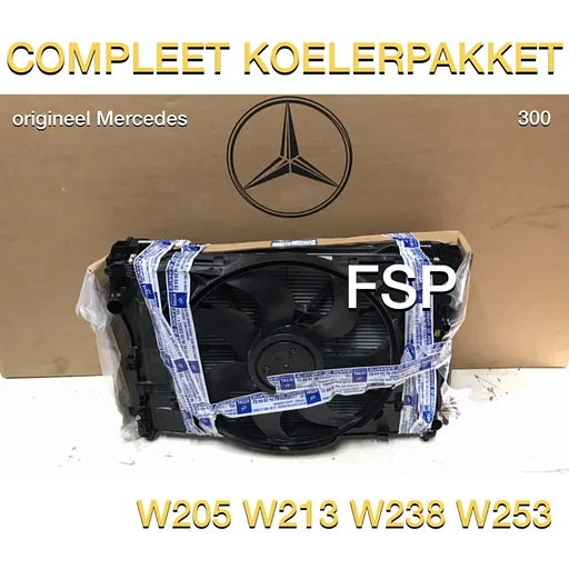 W222 W217 C217 S KLASSE S300 S350 KOELERPAKKET COMPLEET Mercedes 2014-2021 ORIGINEEL Radiateur SET
