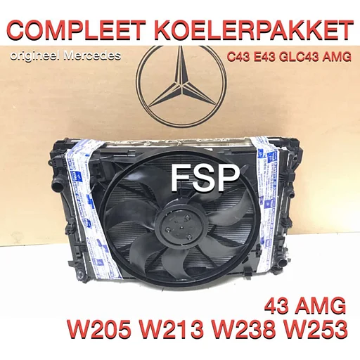 W205 C205 S205 C400 C450 C43 AMG KOELERPAKKET COMPLEET Mercedes C Klasse 2014-2022 ORIGINEEL Radiateur SET
