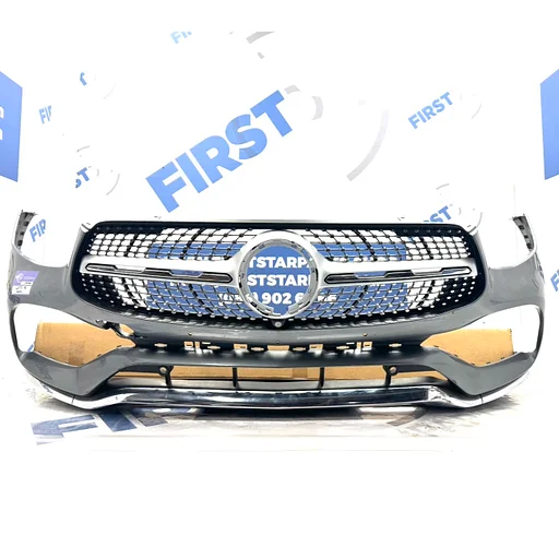 W253 BUMPER GLC FACELIFT AMG + GRIL A2538855904 ZWART WIT GRIJS BLAUW GLC FACELIFT GLC43 VOORBUMPER origineel Mercedes VOORBUMPER 2019-2022 PDC chroom A 253 885 59 04