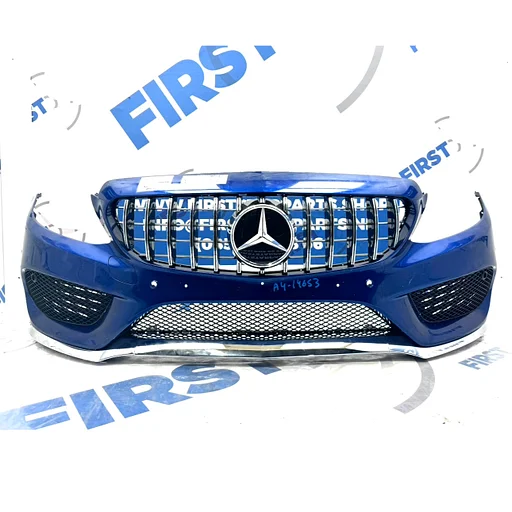 W205 BUMPER AMG COMPLEET C43 VOORBUMPER A2058850925 + GT GRIL EN SIERLIJSTEN 2014-2018 Mercedes C Klasse C43 ZWART WIT GRIJS ZILVER BLAUW ROOD ETC Origineel Mercedes A205 C205 S205 W205 43 AMG LINE 205 PDC DIVERSE KLEUREN COMPLEET
