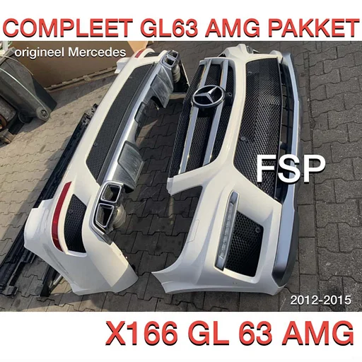 X166 GL63 AMG PAKKET WIT ORIGINEEL Mercedes 2012-2015 COMPLEET