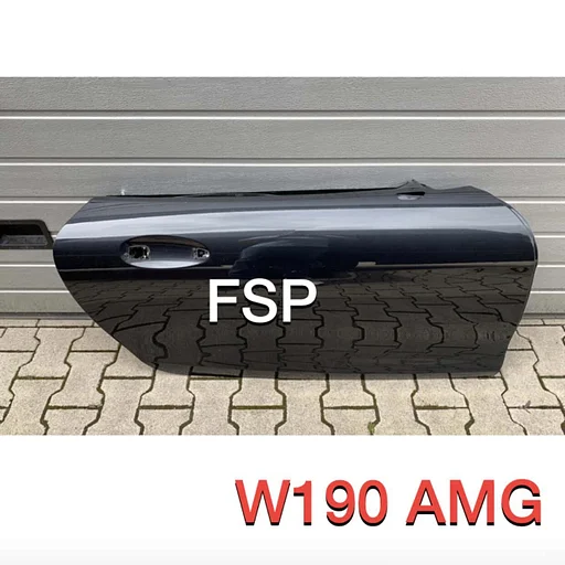 W190 C190 R190 AMG GT GTC GTR DEUR RECHTS PORTIER ZWART Origineel Mercedes 2014-2021