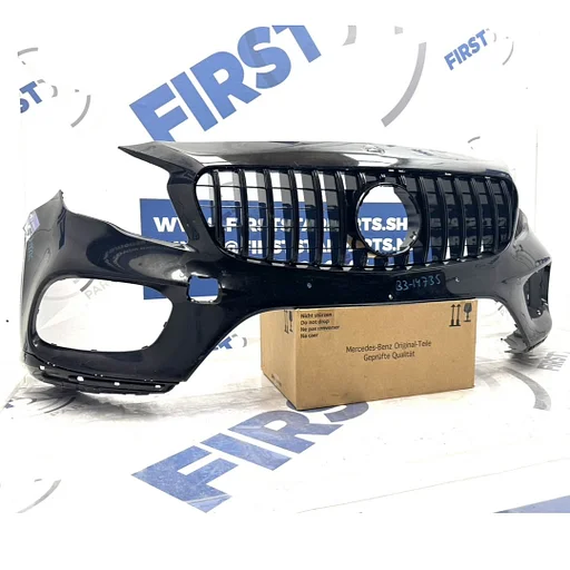 W156 BUMPER + GT GRIL FACELIFT GLA AMG VOORBUMPER ZWART WIT ROOD GRIJS ZILVER BLAUW 2013-2019 ORIGINEEL A1568800401 + GT PANAMERICANA GRIL