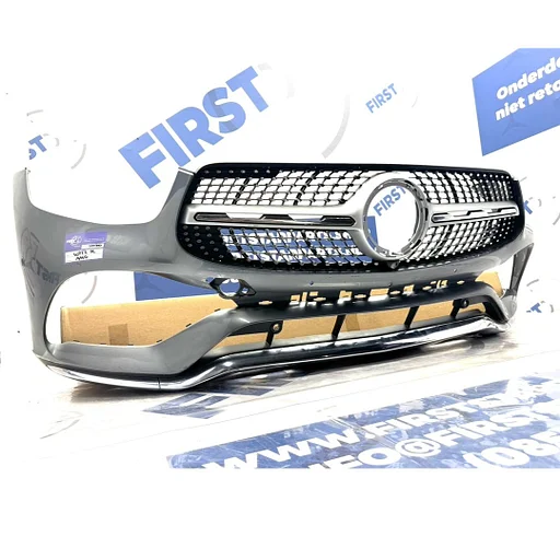 W253 BUMPER GLC FACELIFT AMG + GRIL A2538855904 ZWART WIT GRIJS BLAUW GLC FACELIFT GLC43 VOORBUMPER origineel Mercedes VOORBUMPER 2019-2022 PDC chroom A 253 885 59 04