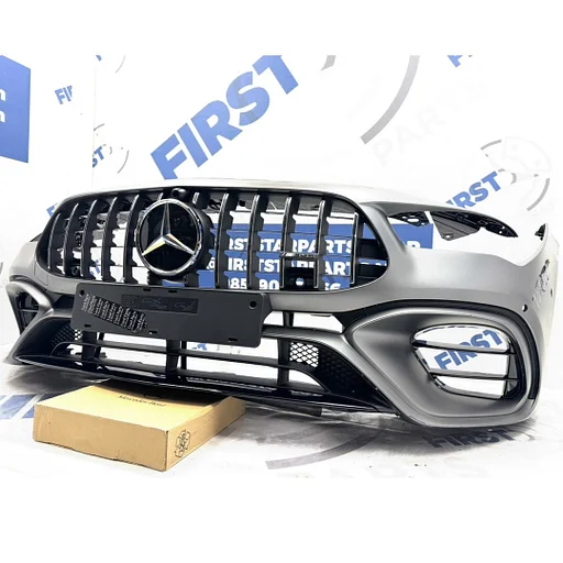 W118 BUMPER CLA45 CLA45S AMG VOORBUMPER A1188800601 ZWART WIT GRIJS + GT GRIL ORIGINEEL Mercedes CLA Klasse 2018-2023 45 PERFORMANCE AMG A1188807202 MOPF
