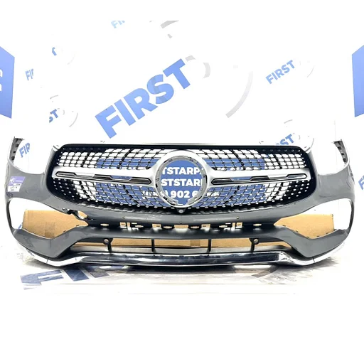 W253 BUMPER GLC FACELIFT AMG + GRIL A2538855904 ZWART WIT GRIJS BLAUW GLC FACELIFT GLC43 VOORBUMPER origineel Mercedes VOORBUMPER 2019-2022 PDC chroom A 253 885 59 04