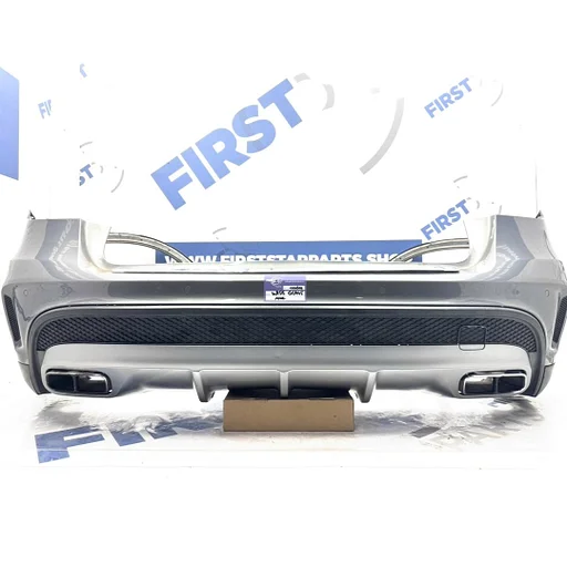 W156 BUMPER GLA45 AMG ACHTERBUMPER ZWART WIT GRIJS Mercedes GLA 45 2013-2018 GLA45s BUMPER + DIFFUSER EN UITLAAT SIERSTUKKEN PRE-FACELIFT X156