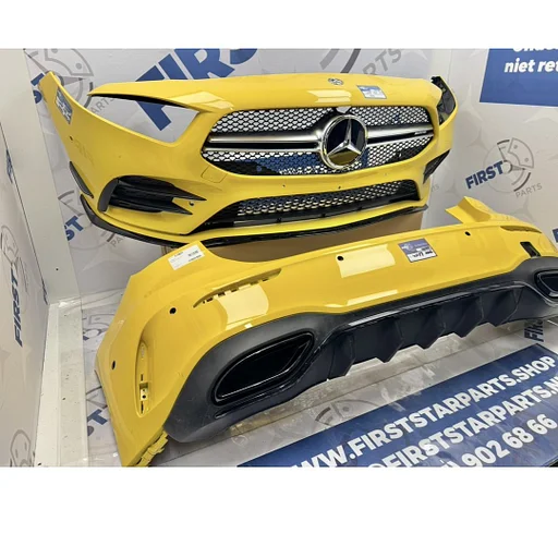 W177 A KLASSE 2022 AMG PAKKET BUMPER SET Origineel Mercedes GEEL ZWART WIT GRIJS VOORBUMPER + ACHTERBUMPER A35 AMG LINE AERO