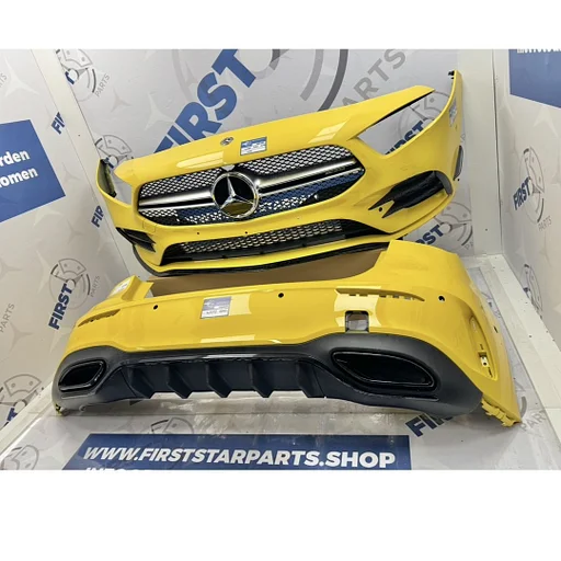 W177 A KLASSE 2022 AMG PAKKET BUMPER SET Origineel Mercedes GEEL ZWART WIT GRIJS VOORBUMPER + ACHTERBUMPER A35 AMG LINE AERO