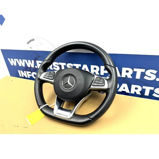 AMG STUUR 2018 C GLC KLASSE W205 W253 C253 origineel Mercedes + AIRBAG zwarte stik