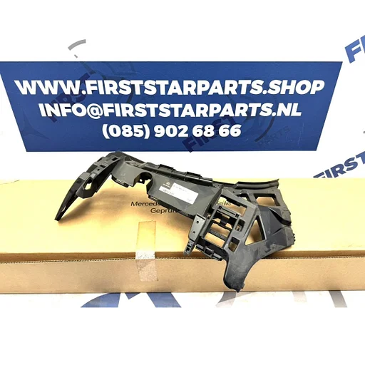 A1678855303 W167 AMG BUMPER GELEIDER DRAGER V167 C167 GLE 63 VOORBUMPER VERSTEVIGING GLE43 origineel Mercedes 2020-2024 PLASTIC TRAGER BUMPERBALK PLASTIC LINKS OF RECHTS