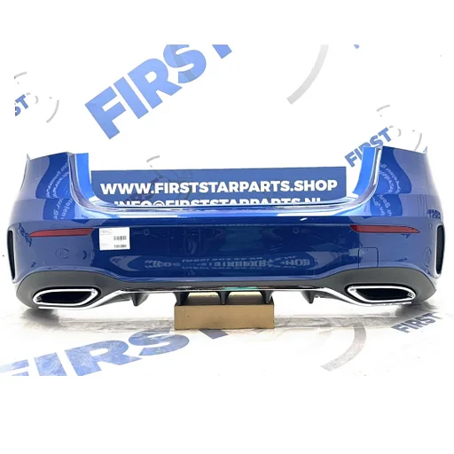 BUMPER W177 AMG A1778804506 Mercedes A Klasse ACHTERBUMPER COMPLEET ZWART WIT GRIJS BLAUW ROOD ORIGINEEL 2019-2025 + DIFFUSER EN UITLAAT SIERSTUKKEN ORIGINEEL A 177 880 45 06