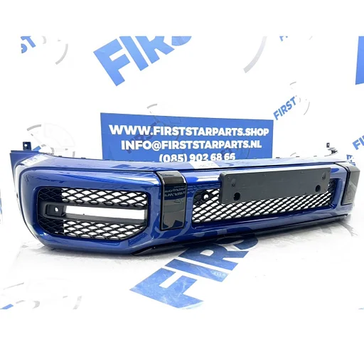 BUMPER W463 G63 G KLASSE G63s AMG VOORBUMPER origineel Mercedes AMG 63 G WAGON ZWART WIT GRIJS BLAUW G63 BUMPER + ROOSTERS A4638850325