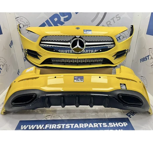 W177 A KLASSE 2022 AMG PAKKET BUMPER SET Origineel Mercedes GEEL ZWART WIT GRIJS VOORBUMPER + ACHTERBUMPER A35 AMG LINE AERO
