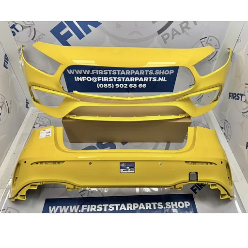 W177 A45 AMG PAKKET BUMPER SET A KLASSE A45s Origineel Mercedes GEEL ZWART WIT GRIJS VOORBUMPER + ACHTERBUMPER 45 AMG LINE PERFORMANCE 2018-2025