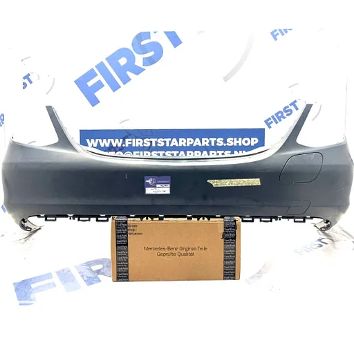 BUMPER W205 C KLASSE ACHTERBUMPER HYBRID A2058850138 ORIGINEEL 2014-2021 ZWART WIT GRIJS STOSSTANGE