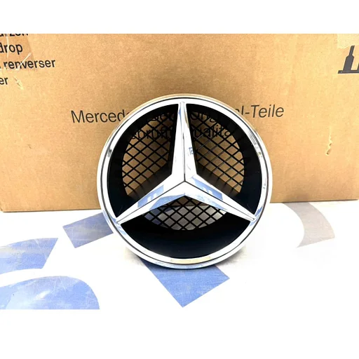 Mercedes AMG GRIL STER LOGO CHROOM W176 W177 W205 W117 W118 W213 W238 W156 W253 W166 W167 W292 W420 W447 CHROME GRIL LOGO EMBLEEM