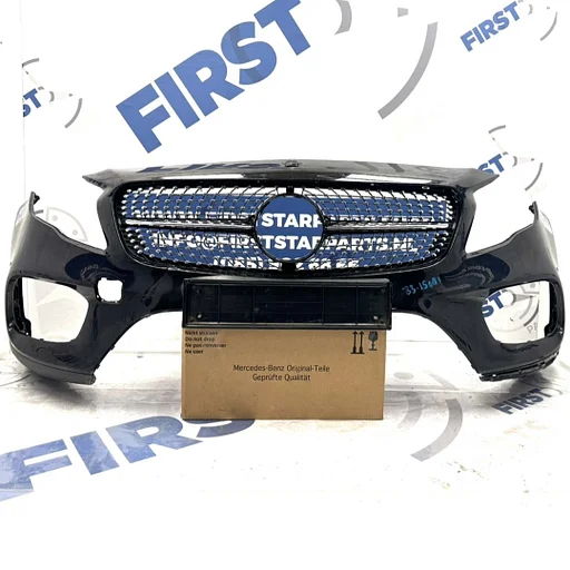 W156 BUMPER + DIAMOND GRIL FACELIFT GLA AMG VOORBUMPER ZWART WIT ROOD GRIJS ZILVER BLAUW 2013-2019 ORIGINEEL A1568800401