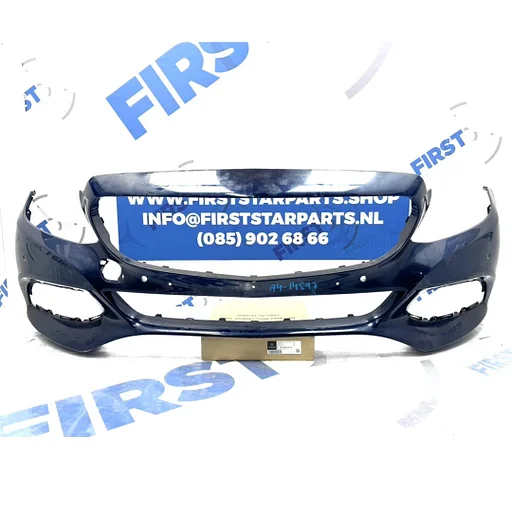 W205 VOORBUMPER Mercedes C Klasse BUMPER 2014-2019 ORIGINEEL ZWART WIT GRIJS BLAUW (GEEN AMG) A2058800340 / A2058800125