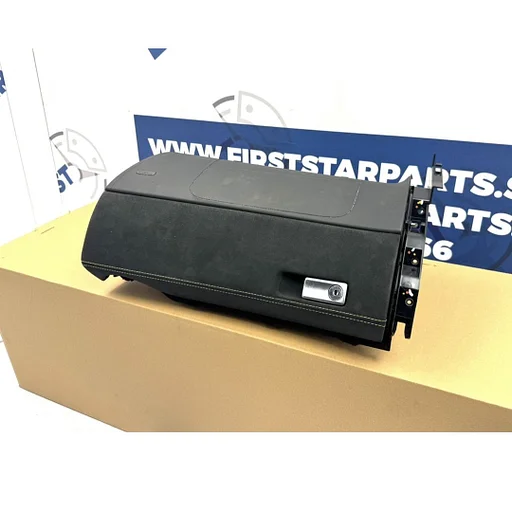 W190 AMG GT dashboard kastje Mercedes GT 2 DEUR GELE STIK ALCANTARA A1906801887 GTC GTS GTR handschoenenkastje 2016-2024 zwart / geel GT63 C190 R190 AMG