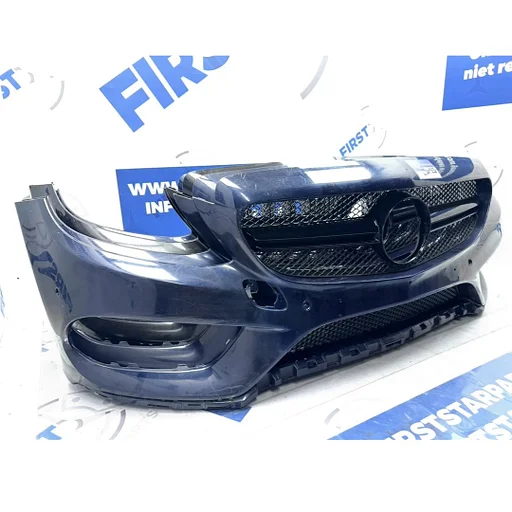 BUMPER W205 A2058850925 AMG VOORBUMPER 2014-2017 Mercedes C Klasse C43 ZWART WIT GRIJS ZILVER BLAUW ROOD ETC Origineel Mercedes A205 C205 S205 W205 43 AMG LINE 205 PDC DIVERSE KLEUREN KAAL A 205 885 09 25