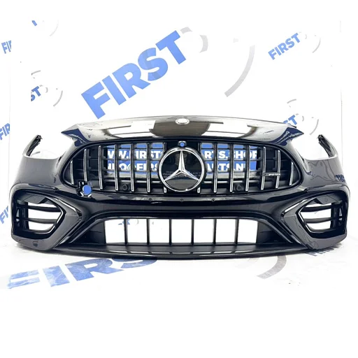 CARBON BUMPER W206 C63 AMG VOORBUMPER C KLASSE ORIGINEEL A2068859401 C63s FRONT BUMPER + PANAMERICANA GT GRIL COMPLEET 2021-2026 STOSSTANGE Mercedes C Klasse origineel + PANAMERICANA GRILLE A 206 885 94 01 ZWART WIT GRIJS ZILVER ETC E PERFORMANCE
