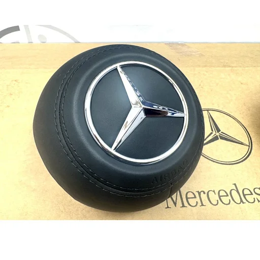 AMG STUURAIRBAG LEER 2026 A45 CLA45 GLA45 C63 E63 G63 GLC43 GLC63 GLE43 GLE63 W177 W118 H247 W206 W213 W238 W257 W167 W463 W223 ORIGINEEL Mercedes STUUR AIRBAG MET ENKELE ONTSTEKING A0008602301