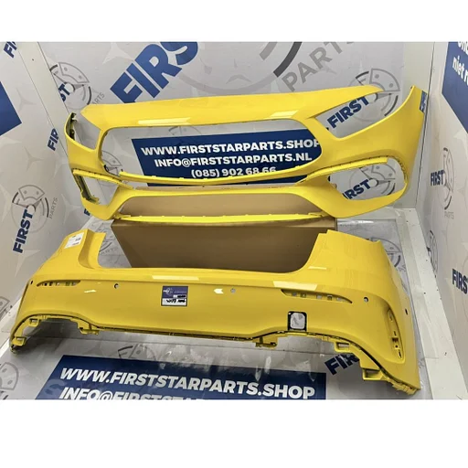 W177 A45 AMG PAKKET BUMPER SET A KLASSE A45s Origineel Mercedes GEEL ZWART WIT GRIJS VOORBUMPER + ACHTERBUMPER 45 AMG LINE PERFORMANCE 2018-2025