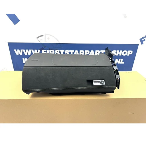 W190 AMG GT dashboard kastje A1906801887 Mercedes GT 2 DEUR GELE STIK ALCANTARA GTC GTS GTR handschoenenkastje 2016-2024 zwart / geel GT63 C190 R190 AMG A 190 680 18 87