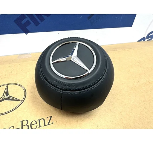 AMG STUURAIRBAG LEER 2026 A45 CLA45 GLA45 C63 E63 G63 GLC43 GLC63 GLE43 GLE63 W177 W118 H247 W206 W213 W238 W257 W167 W463 W223 ORIGINEEL Mercedes STUUR AIRBAG MET ENKELE ONTSTEKING A0008602301