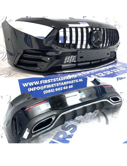 W177 A KLASSE AMG PAKKET BUMPER SET Origineel Mercedes ZWART WIT GRIJS VOORBUMPER + ACHTERBUMPER A35 AMG LINE GT