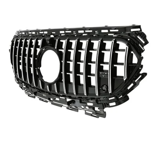 W214 GT GRIL Mercedes E KLASSE PANAMERICANA GRIL ZWART of CHROOM S214 voor Mercedes E Klasse AMG LINE bumper Grille 2022-2027 E43 E53 look chrome/black AMG E CLASS