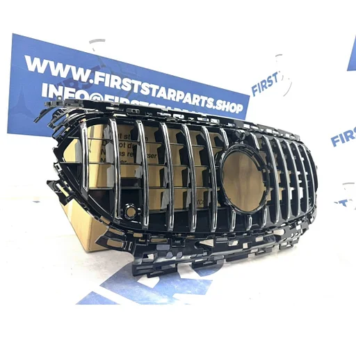 W214 GT GRIL Mercedes E KLASSE PANAMERICANA GRIL ZWART of CHROOM S214 voor Mercedes E Klasse AMG LINE bumper Grille 2022-2027 E43 E53 look chrome/black AMG E CLASS