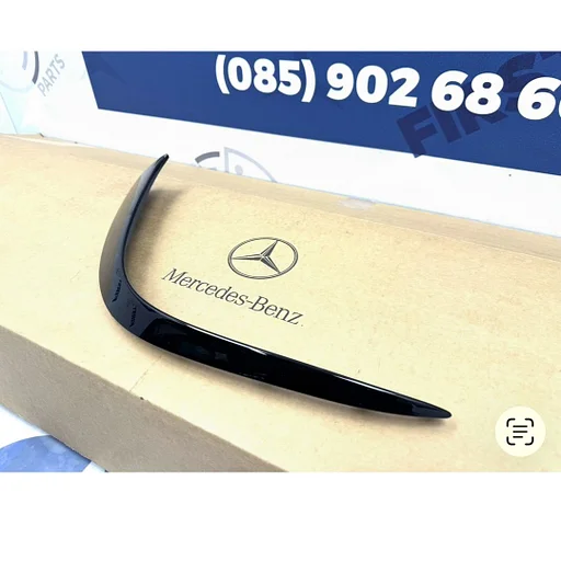 W177 SIERLIJST A KLASSE FACELIFT AMG BUMPER A1778850506 SPLITTER VOORBUMPER LINKS LIJST ROOSTER origineel Mercedes 2023-2027 V177