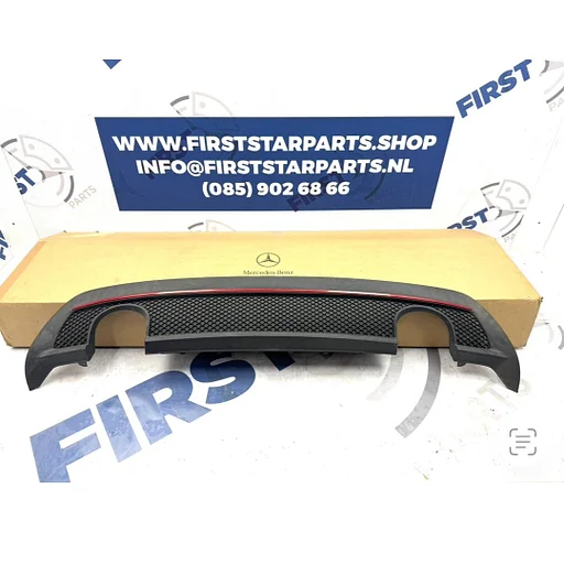 W176 AMG Diffuser EDITION 1 Mercedes A Klasse 2012-2018 RODE STREEP A1768852425