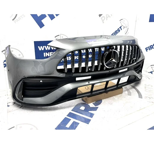 W206 AMG BUMPER C KLASSE A2068858401 C43 VOORBUMPER + PANAMERICANA GT GRIL COMPLEET 2021-2025 ZWART WIT GRIJS Mercedes C Klasse origineel + PANAMERICANA GRILLE A 206 885 84 01