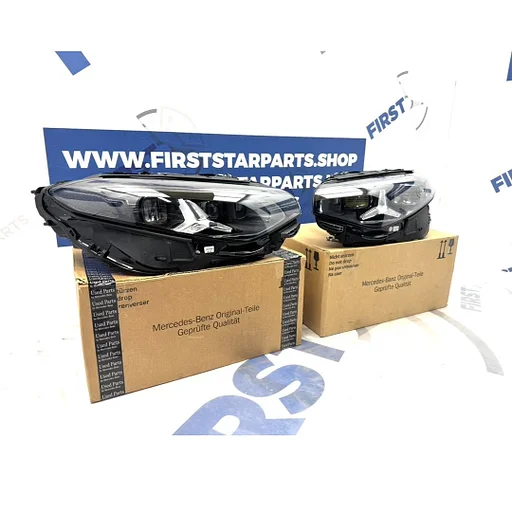 W174 CLA MULTIBEAM KOPLAMP SET LINKS + RECHTS A1749064102 A1749064202 Mercedes 2025-2029 ORIGINEEL MB A 174 906 41 02 / A 174 906 42 02 LINKER + RECHTER LAMP SCHEINWERFER HEADLIGHT SET