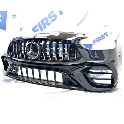 CARBON BUMPER W206 C63 AMG VOORBUMPER C KLASSE ORIGINEEL A2068859401 C63s FRONT BUMPER + PANAMERICANA GT GRIL COMPLEET 2021-2026 STOSSTANGE Mercedes C Klasse origineel + PANAMERICANA GRILLE A 206 885 94 01 ZWART WIT GRIJS ZILVER ETC E PERFORMANCE