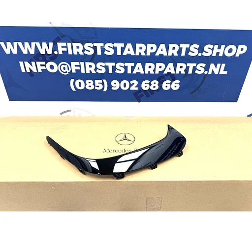 W167 SIERLIJST GLE KLASSE FACELIFT V167 AMG BUMPER A1678850810 C167 SPLITTER VOORBUMPER LINKS LIJST ROOSTER origineel Mercedes 2023-2027 GLE AMG LINE / GLE53 AMG